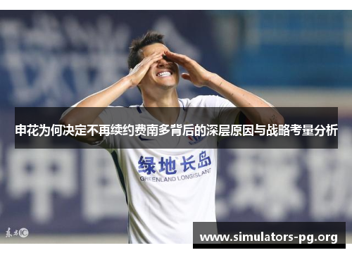 申花为何决定不再续约费南多背后的深层原因与战略考量分析