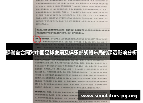 穆谢奎合同对中国足球发展及俱乐部战略布局的深远影响分析