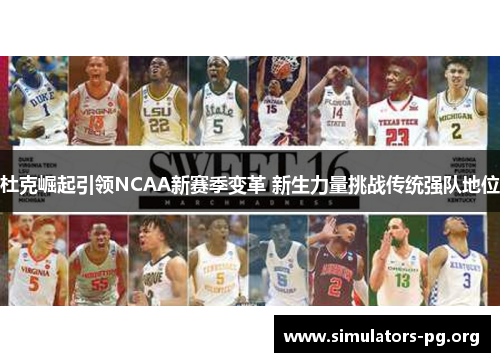 杜克崛起引领NCAA新赛季变革 新生力量挑战传统强队地位